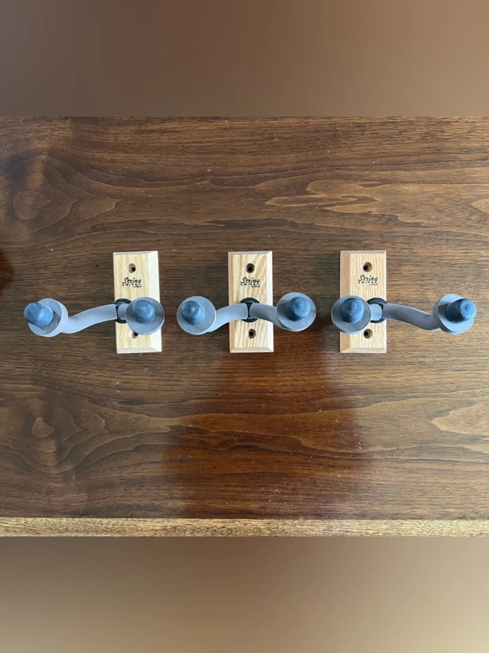 String Swing USA Guitar Wall Hanger Set - 3 Pack